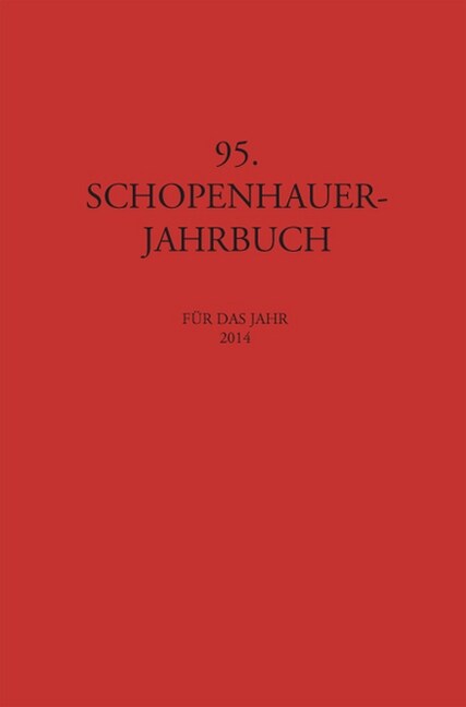 Schopenhauer Jahrbuch 2014 (Hardcover)