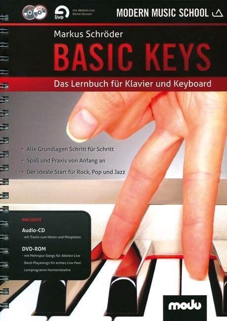 Basic Keys, m. Audio-CD + DVD-ROM (Sheet Music)