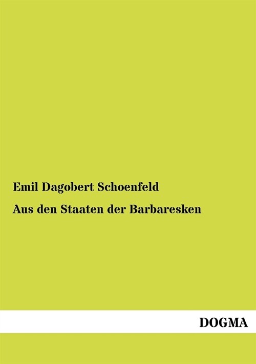 Aus den Staaten der Barbaresken (Paperback)