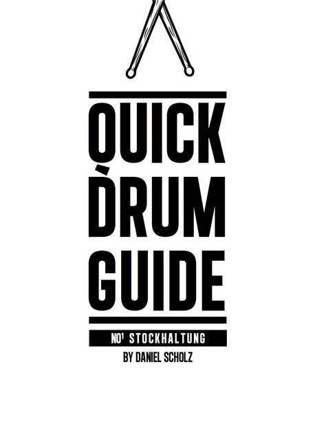 Quick Drum Guide. Bd.1 (Sheet Music)