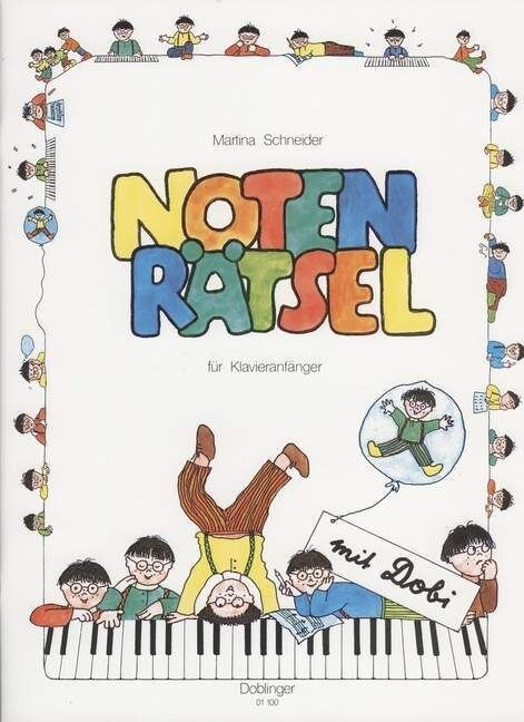 Notenratsel fur Klavieranfanger mit Dobi (Sheet Music)