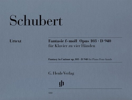 Fantasie f-Moll op.103 D 940, Klavier (Sheet Music)