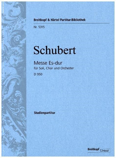 Messe Es-dur D 950, Studienpartitur (Sheet Music)