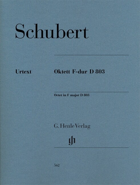 Oktett F-dur D 803, Stimmen (Sheet Music)