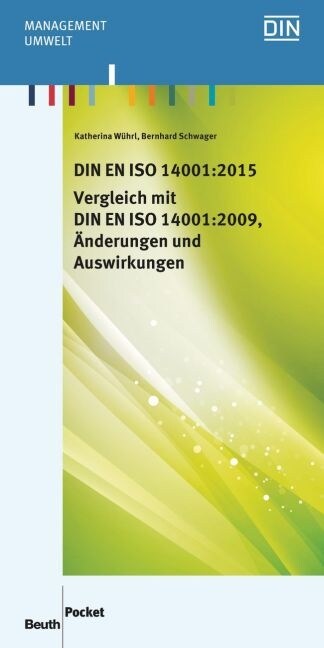 DIN EN ISO 14001:2015 - Vergleich mit DIN EN ISO 14001:2009 (Paperback)