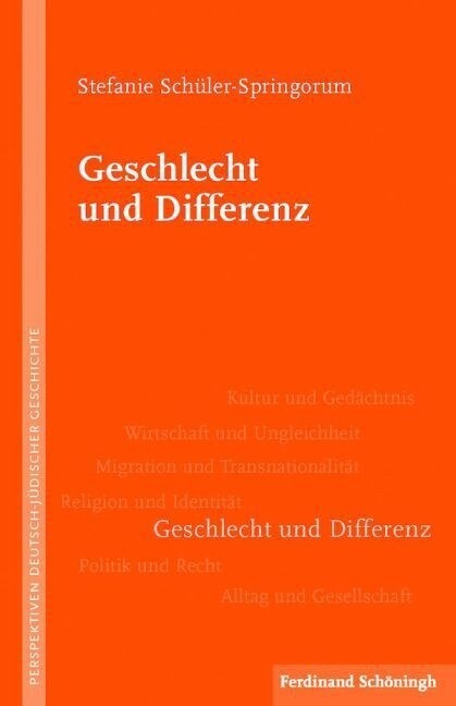 Geschlecht und Differenz (Paperback)