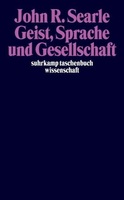 Geist, Sprache und Gesellschaft (Paperback)