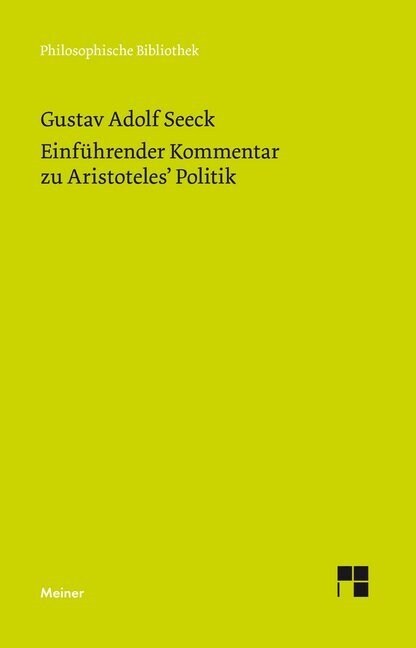 Einfuhrender Kommentar zu Aristoteles Politik (Paperback)