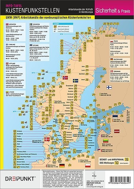 Kustenfunkstellen Nordeuropa, Info-Tafel (General Merchandise)