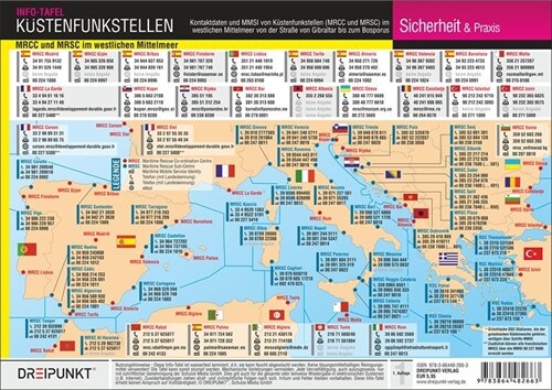 Kustenfunkstellen Westliches Mittelmeer, Info-Tafel (General Merchandise)