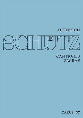 Heinrich Schutz: Cantiones sacrae (Sheet Music)