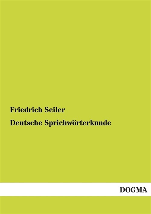 Deutsche Sprichworterkunde (Paperback)