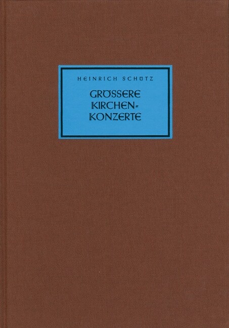 Großere Kirchenkonzerte, Partitur (Sheet Music)