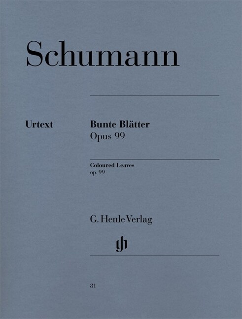 Bunte Blatter op.99, Klavier (Sheet Music)