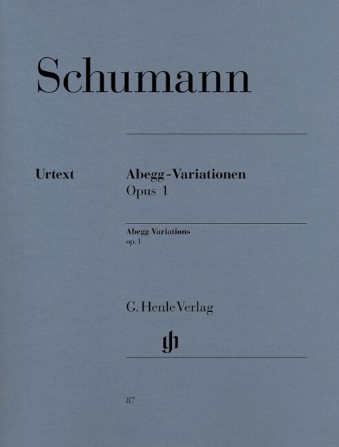 Abegg-Variationen op.1, Klavier (Sheet Music)