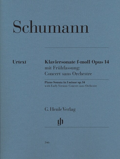 Klaviersonate f-Moll op.14 mit Fruhfassung: Concert sans Orchestre (Sheet Music)