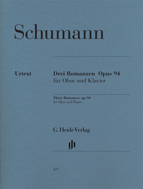 Romanzen fur Oboe (oder Violine oder Klarinette) und Klavier op.94, Fassung fur Oboe (Sheet Music)