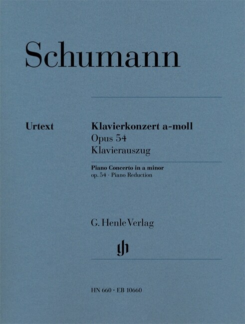 Klavierkonzert a-Moll op.54, Klavierauszug (Sheet Music)