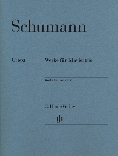 Werke fur Klaviertrio, Klavierpartitur u. Violin- u. Violoncellostimmen (Sheet Music)