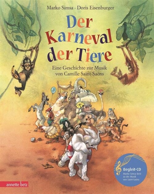 Der Karneval der Tiere, m. Audio-CD (Hardcover)