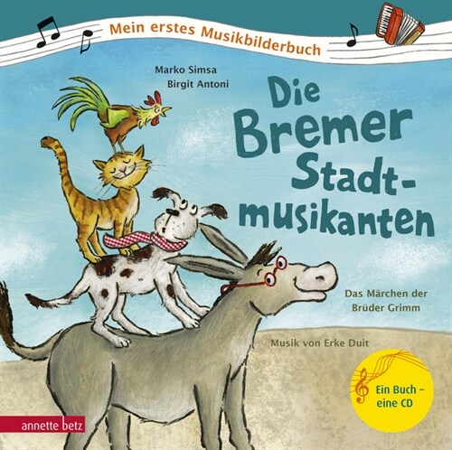 Die Bremer Stadtmusikanten, m. Audio-CD (Hardcover)