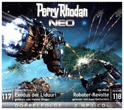 Perry Rhodan NEO - Exodus der Liduuri - Roboter-Revolte, 2 MP3-CDs (CD-Audio)