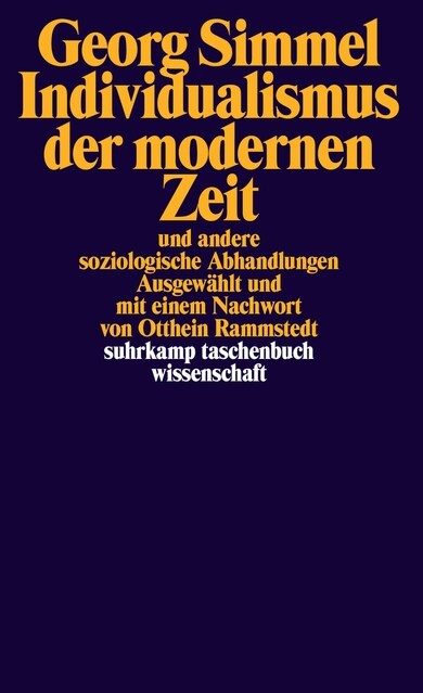 Individualismus der modernen Zeit (Paperback)