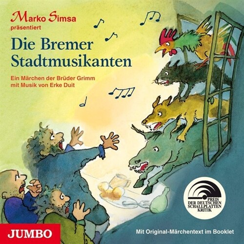 Die Bremer Stadtmusikanten, 1 Audio-CD (CD-Audio)