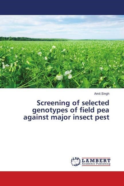 Screening of selected genotypes of field pea against major insect pest (Paperback)