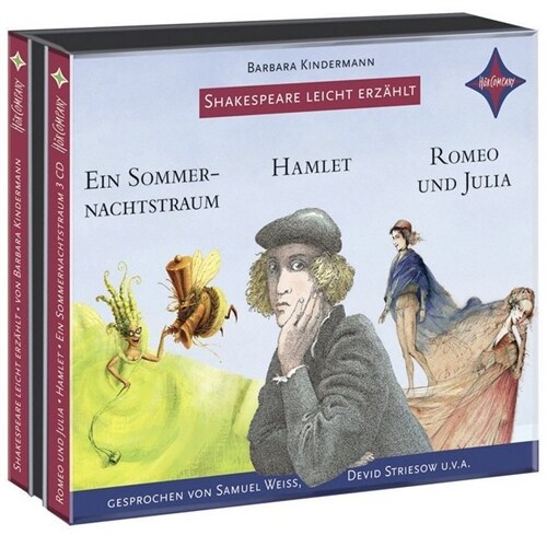 Shakespeare leicht erzahlt - 3er-Box: Romeo und Julia, Hamlet, Sommernachtstraum, 3 Audio-CDs (CD-Audio)