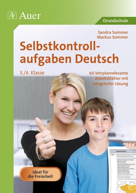 Selbstkontrollaufgaben Deutsch 3./4. Klasse (Pamphlet)