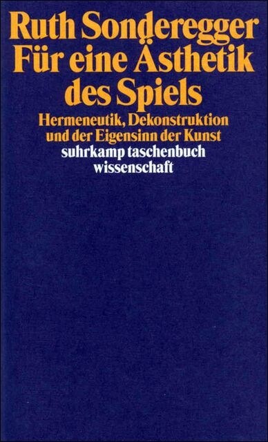 Fur eine Asthetik des Spiels (Paperback)