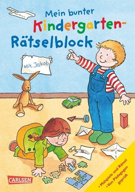 Mein bunter Kindergarten-Ratselblock (Paperback)