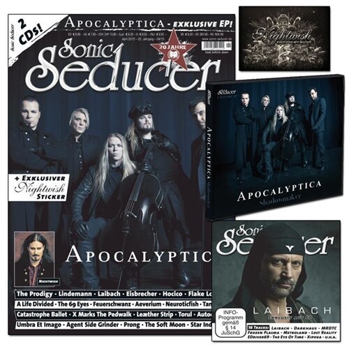 Apocalyptica - exkl. EP + exkl. Nightwish-Sticker + Audio-CD (Paperback)