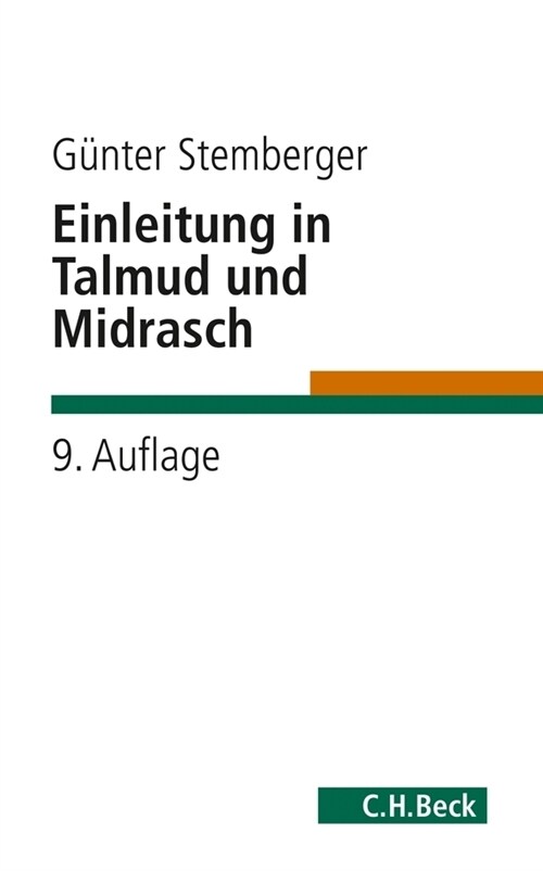 Einleitung in Talmud und Midrasch (Paperback)