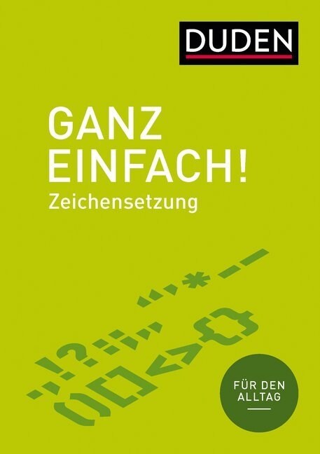 Ganz einfach! Zeichensetzung (Paperback)