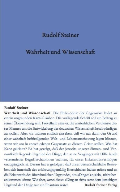 Wahrheit und Wissenschaft (Book)