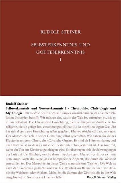 Selbsterkenntnis und Gotteserkenntnis. Bd.1 (Hardcover)