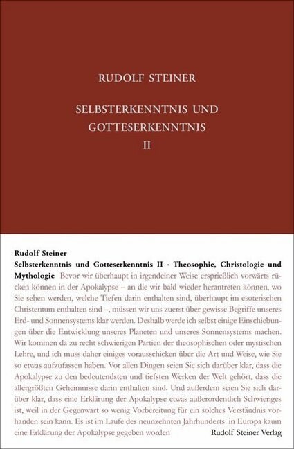 Selbsterkenntnis und Gotteserkenntnis. Bd.2 (Hardcover)