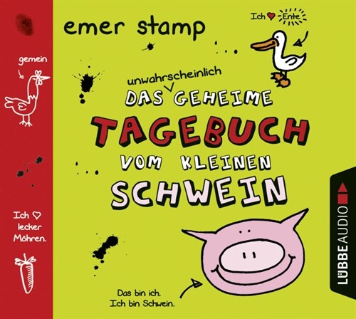 Das unwahrscheinlich geheime Tagebuch vom kleinen Schwein. Bd.1, Audio-CD (CD-Audio)