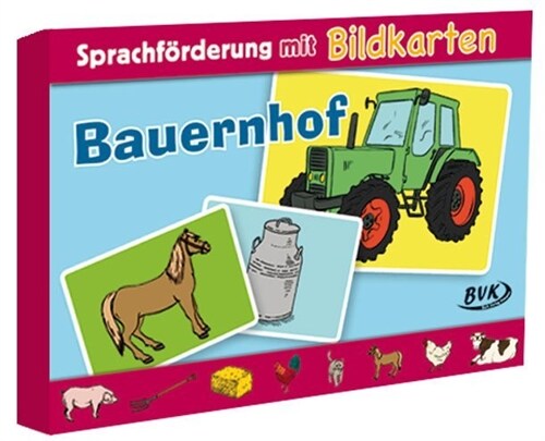 Sprachforderung mit Bildkarten Bauernhof (Cards)