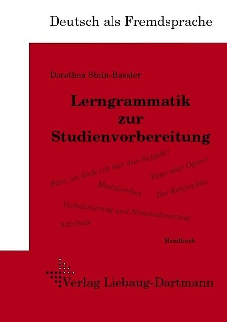 Lerngrammatik zur Studienvorbereitung, Handbuch (Pamphlet)