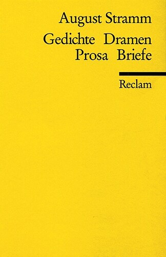 Gedichte, Dramen, Prosa, Briefe (Paperback)