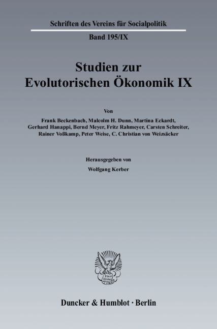 Studien Zur Evolutorischen Okonomik IX: Evolutionsokonomische Grundsatzfragen, Makrookonomik Und Institutionen (Paperback)