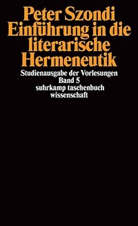 Einführung in die literarische hermeneutik / 6. Aufl