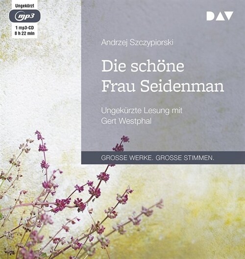 Die schone Frau Seidenman, 1 MP3-CD (CD-Audio)