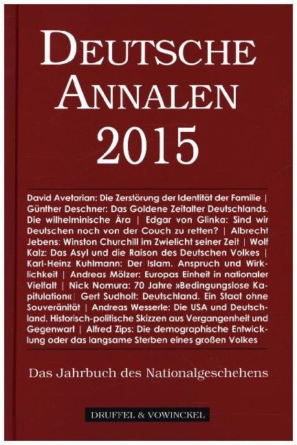 Deutsche Annalen 2015 (Hardcover)