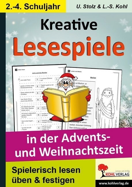 Kreative Lesespiele in der Advents- und Weihnachtszeit (Paperback)