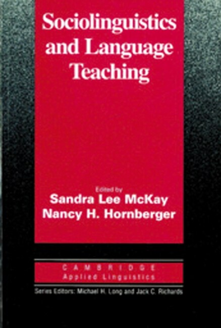 Sociolinguistics and Language Teaching (Paperback)