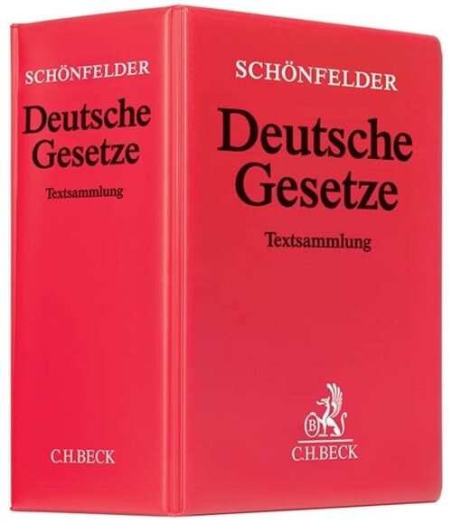 Schonfelder Deutsche Gesetze, Grundwerk ohne Fortsetzung (Loose-leaf)